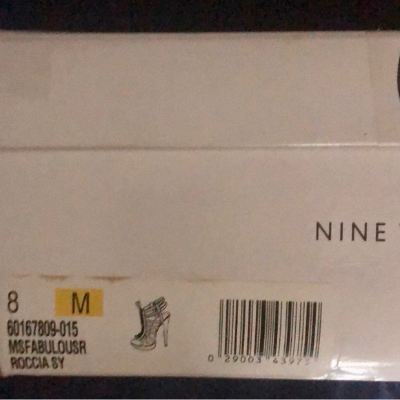Nine West Roccia High Heeled Size 8M Sandal NWT - Picture 8 of 10